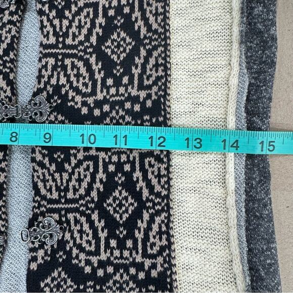 Y2K Women’s lace whimsigoth Grunge lace Cardigan Metal Goth XS Gimmicks BKE - Picture 14 of 16